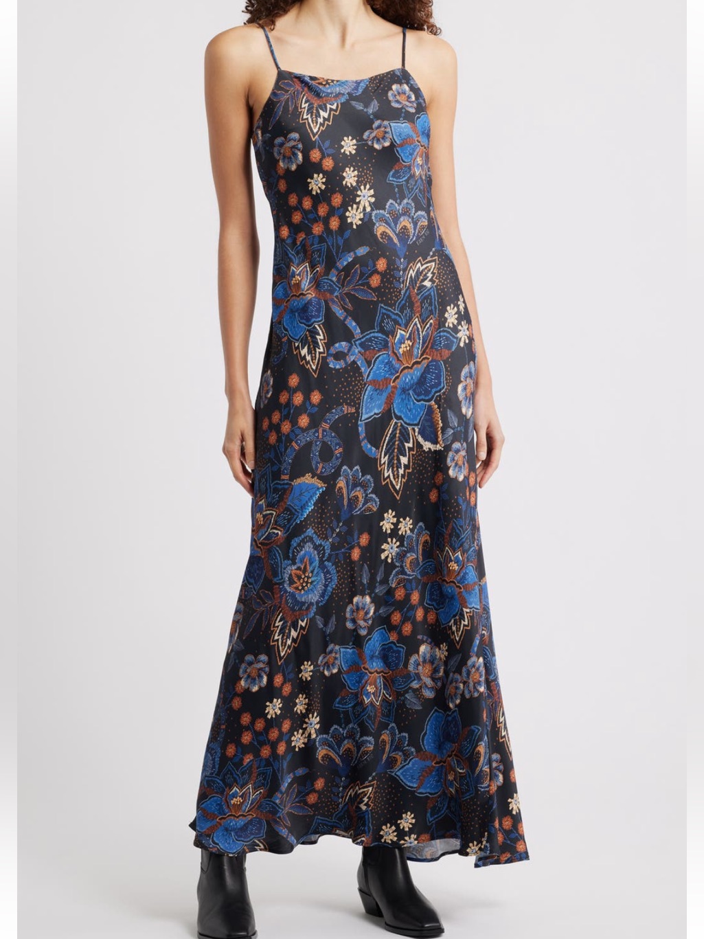 Farm Rio Snakes Bouquet Slip Dress Nwt Size Xl